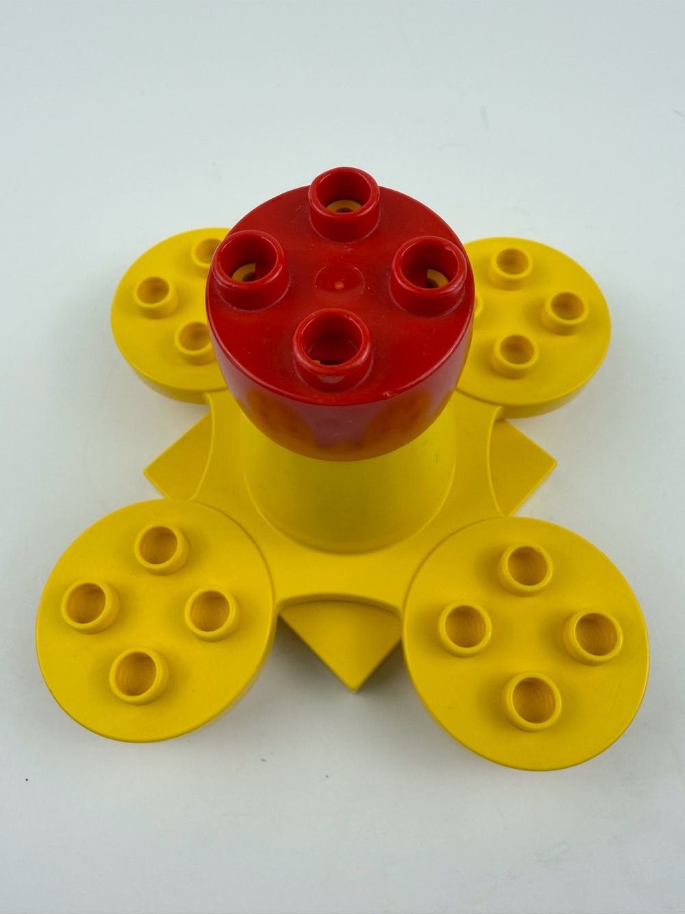 Lego Duplo Vintage Playground Play Merry-Go-Round Vintage Yellow Red Spins